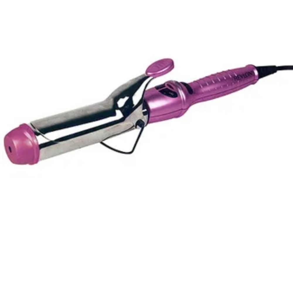 ‼️3/$33‼️ 🎀💈PINK REVLON 1 1/4” CURL STAY CURLING IRON💈🎀